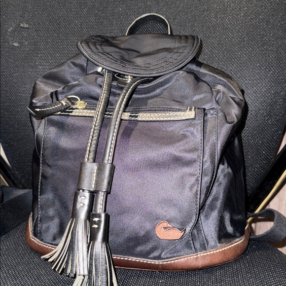 Dooney And Bourke Murphy Nylon Leather Backpack GORGEOUS NWOT - Picture 1 of 6